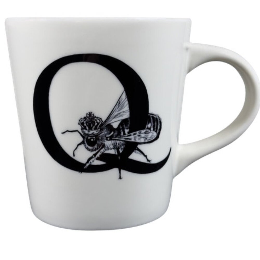 Williams Sonoma Rory Dobner Q Monogram Mug Queen Bee 19oz